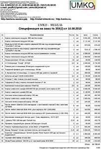 Подробный расчет цены