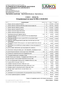 Подробный расчет цены
