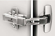 Петли Hettich Intermat, угловые, монтаж защелкиванием