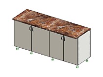 Низ прямой кухни 1,8 м
